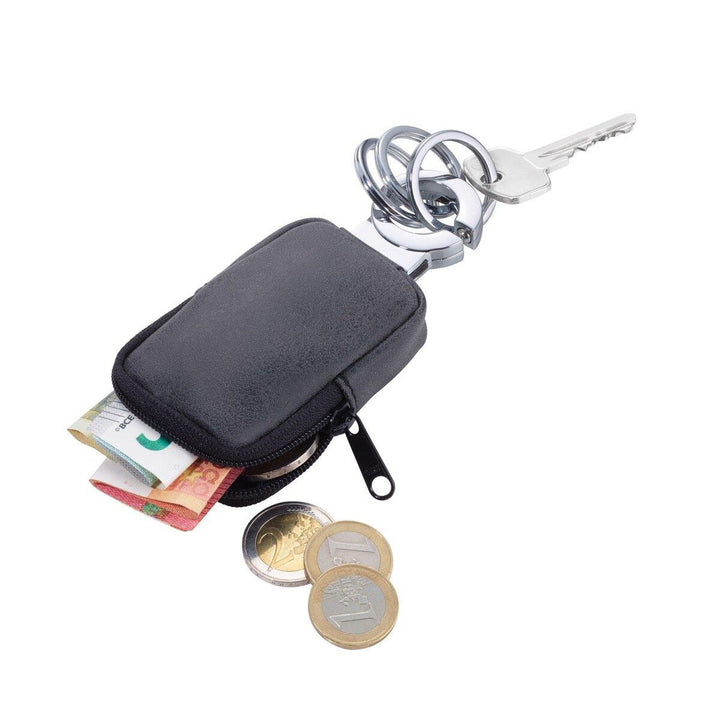 Troika Clean Click Valet Keyring with Coin Pouch and Anti-Bacterial Coating