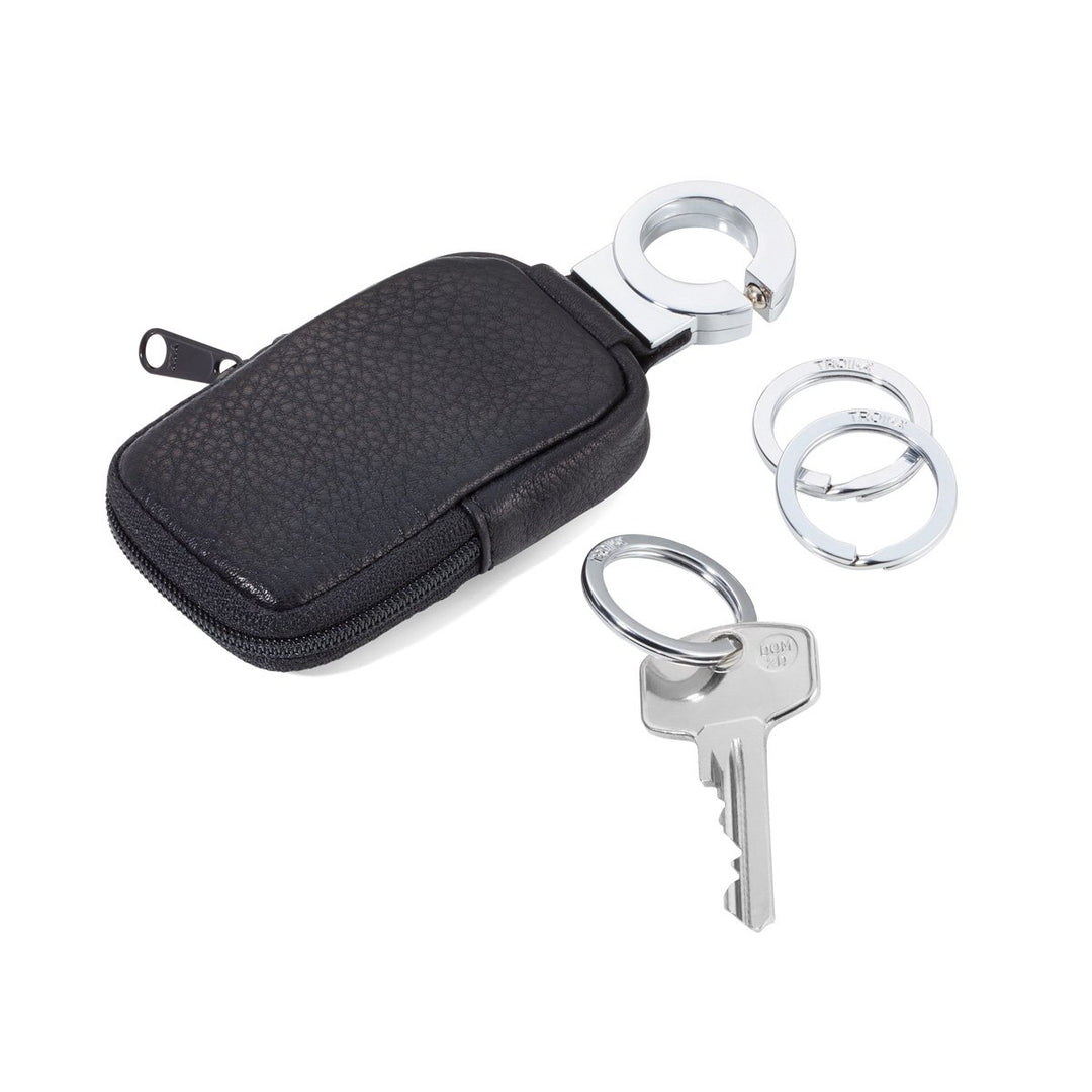 Troika Pocket Click Valet Keyring with Coin Pouch Showing 3 rings