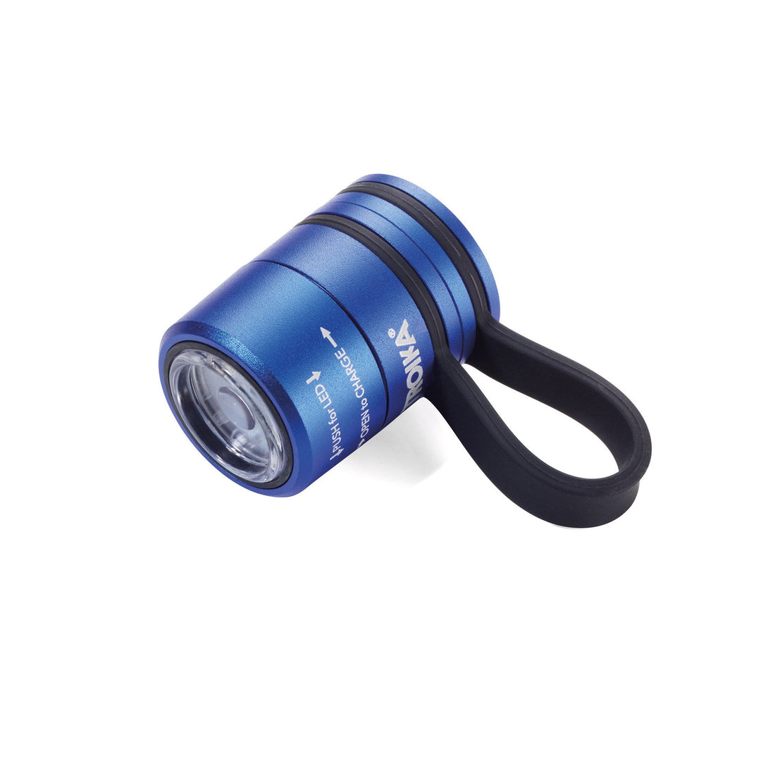 Troika Eco Run Magnetic Rechargeable LED Running Light BlueTOR90/BL