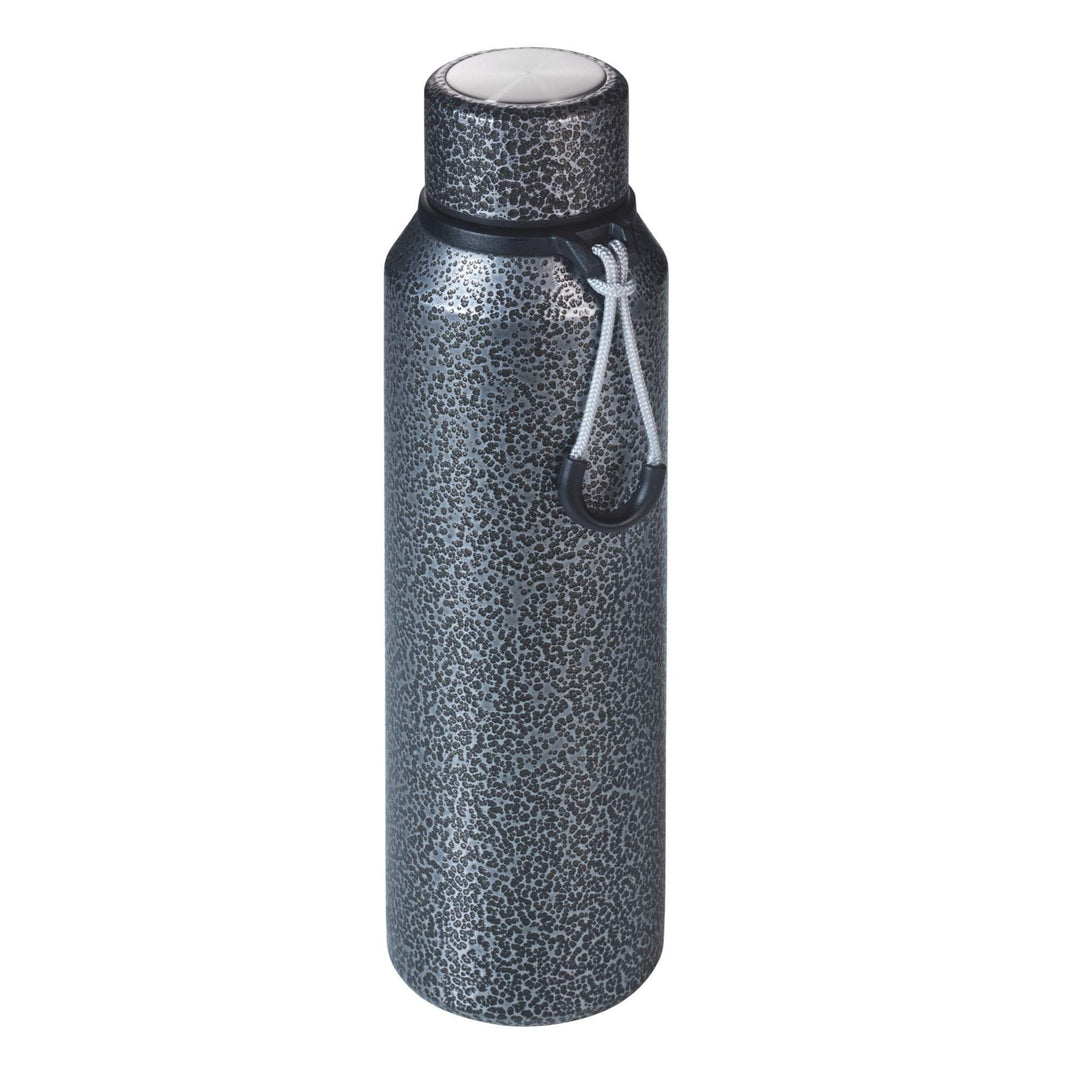 Troika VAC23/TI Geysir Hot Cold Water 24 Oz. Bottle with rough-hammered design